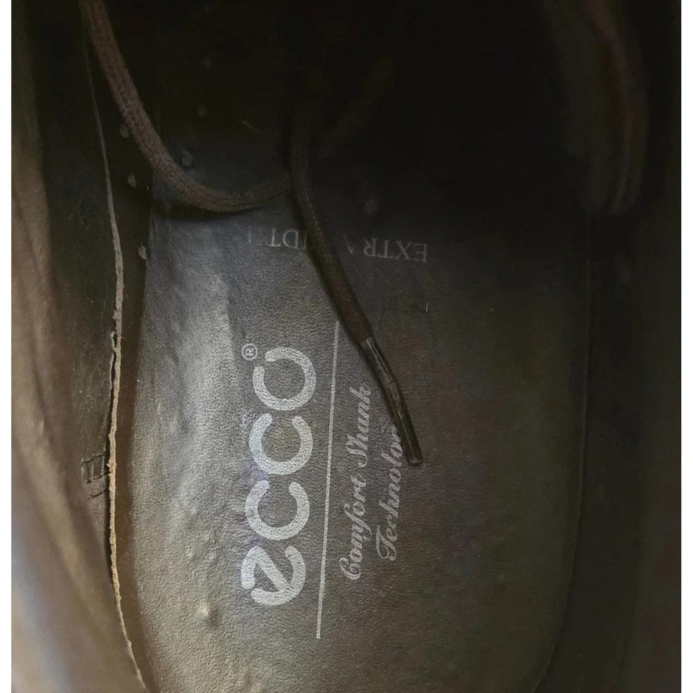 Ecco Lace Up Chukka Boots Mens‎ Size 46 US 12/12.5 Dark Brown